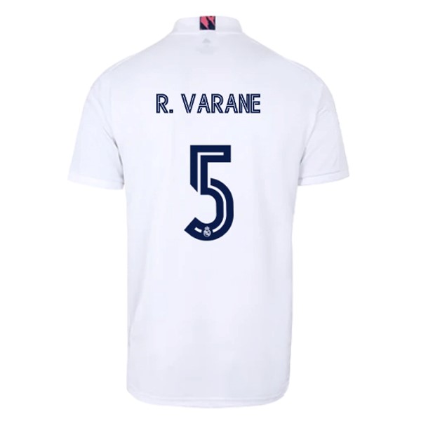 Maglia Real Madrid Prima NO.5 Varane 20/21 Bianco